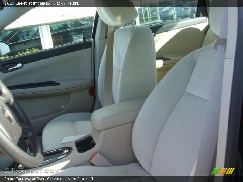 Black / Neutral 2010 Chevrolet Impala LS