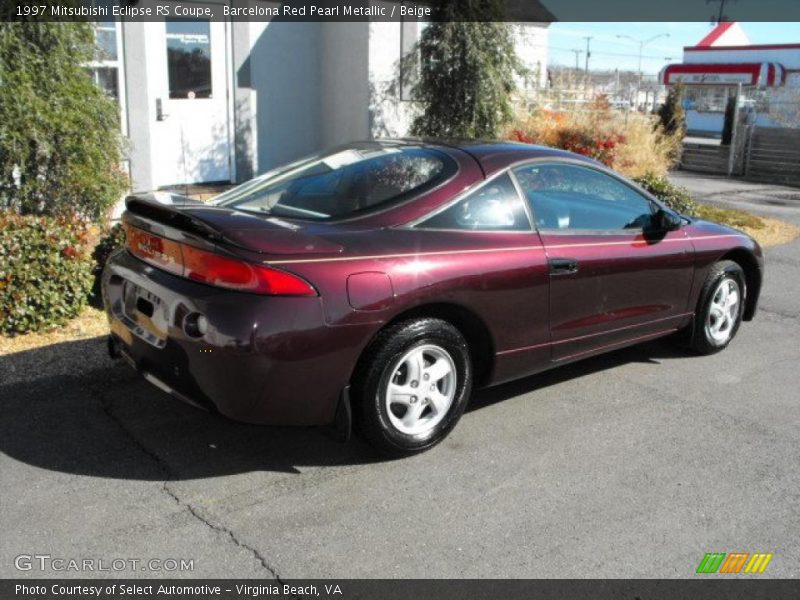 Barcelona Red Pearl Metallic / Beige 1997 Mitsubishi Eclipse RS Coupe
