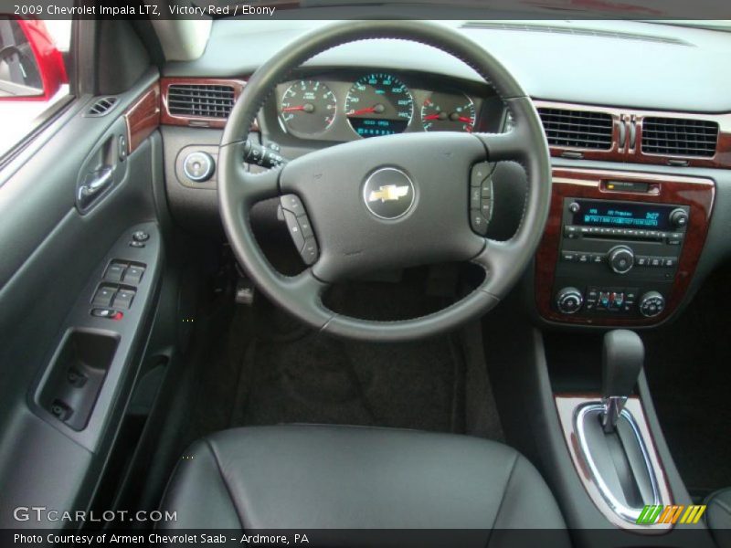 Victory Red / Ebony 2009 Chevrolet Impala LTZ