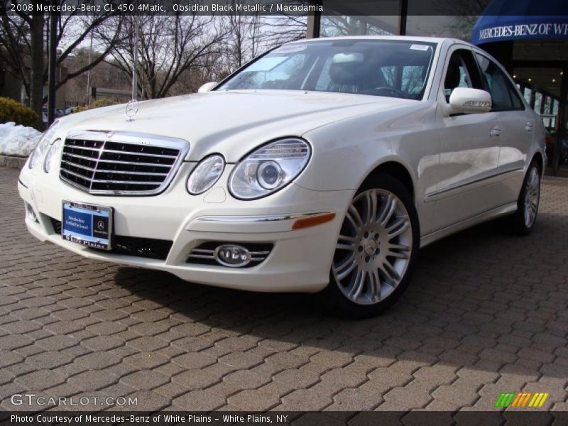 Obsidian Black Metallic / Macadamia 2008 Mercedes-Benz GL 450 4Matic