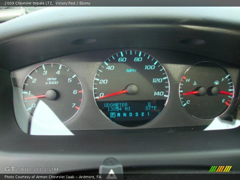 Victory Red / Ebony 2009 Chevrolet Impala LTZ