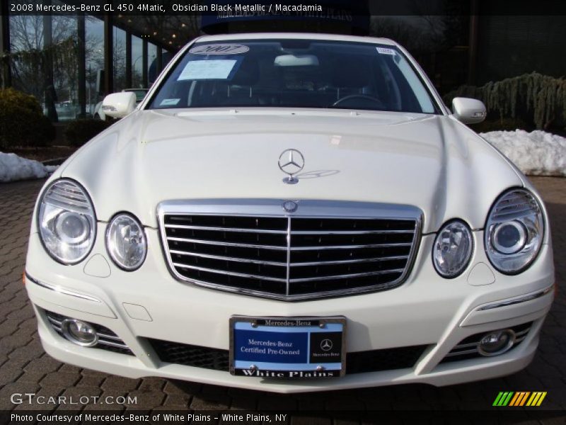 Obsidian Black Metallic / Macadamia 2008 Mercedes-Benz GL 450 4Matic