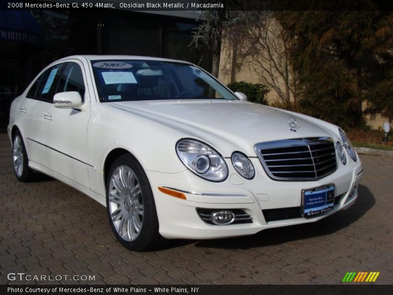 Obsidian Black Metallic / Macadamia 2008 Mercedes-Benz GL 450 4Matic