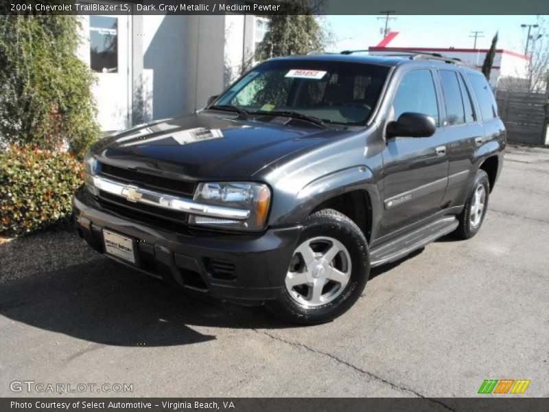 Dark Gray Metallic / Medium Pewter 2004 Chevrolet TrailBlazer LS