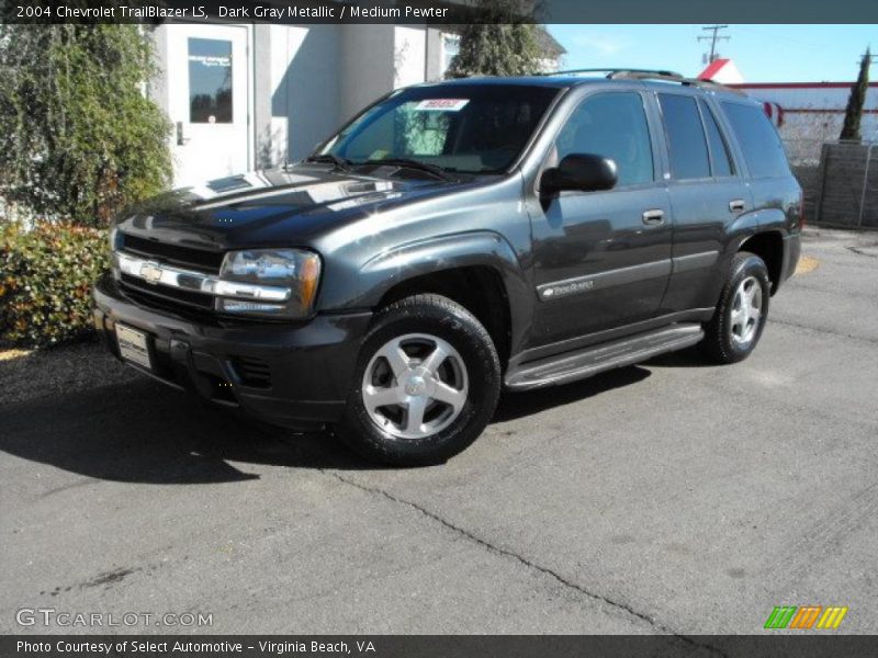 Dark Gray Metallic / Medium Pewter 2004 Chevrolet TrailBlazer LS