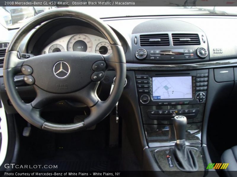 Obsidian Black Metallic / Macadamia 2008 Mercedes-Benz GL 450 4Matic