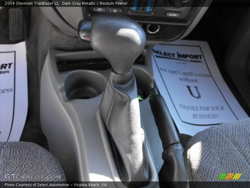 Dark Gray Metallic / Medium Pewter 2004 Chevrolet TrailBlazer LS