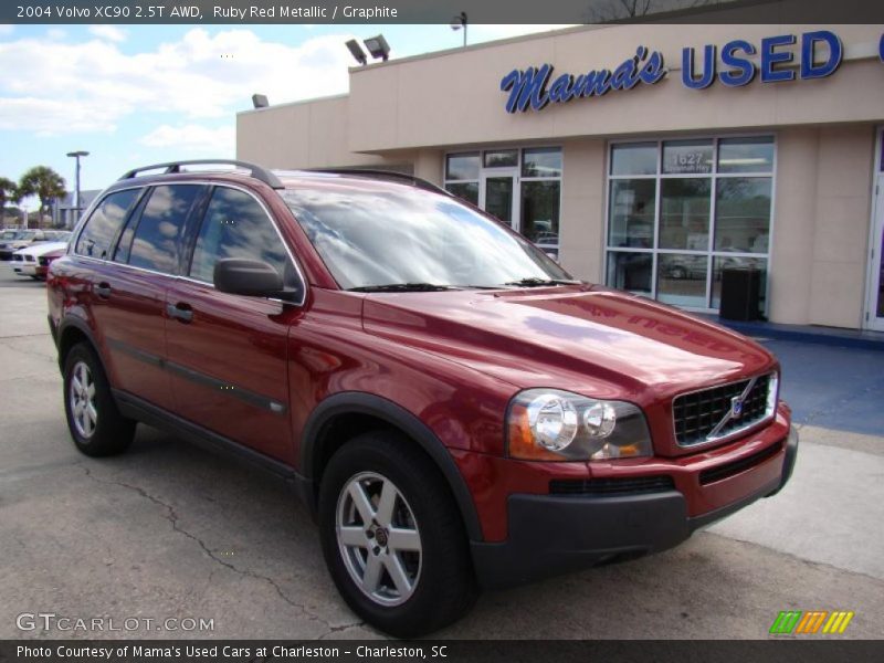 Ruby Red Metallic / Graphite 2004 Volvo XC90 2.5T AWD