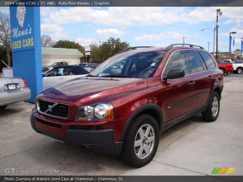 Ruby Red Metallic / Graphite 2004 Volvo XC90 2.5T AWD