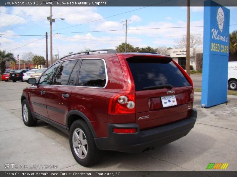 Ruby Red Metallic / Graphite 2004 Volvo XC90 2.5T AWD