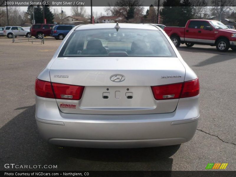 Bright Silver / Gray 2009 Hyundai Sonata GLS