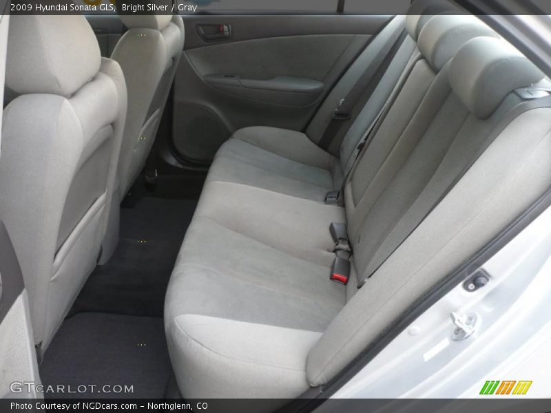 Bright Silver / Gray 2009 Hyundai Sonata GLS