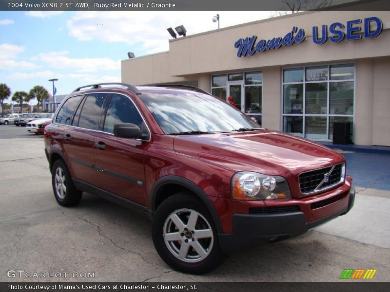 Ruby Red Metallic / Graphite 2004 Volvo XC90 2.5T AWD