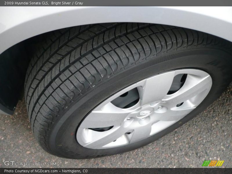 Bright Silver / Gray 2009 Hyundai Sonata GLS