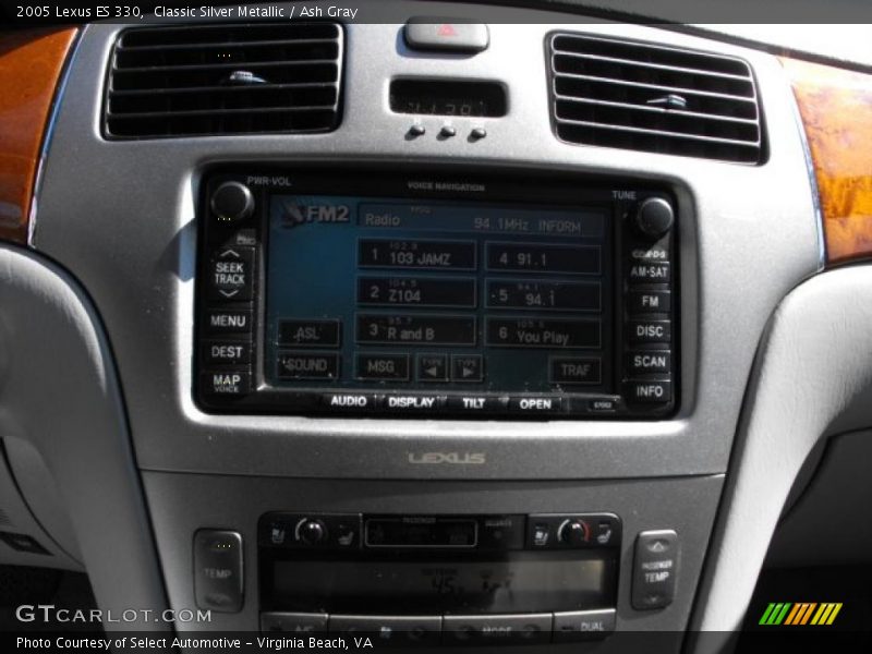 Classic Silver Metallic / Ash Gray 2005 Lexus ES 330