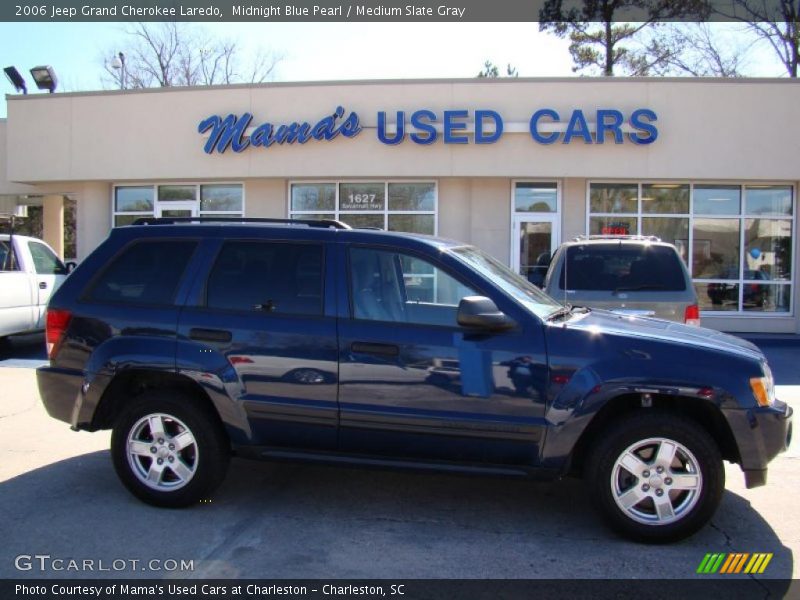 Midnight Blue Pearl / Medium Slate Gray 2006 Jeep Grand Cherokee Laredo