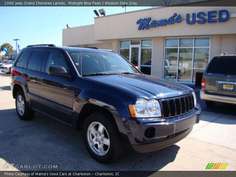 Midnight Blue Pearl / Medium Slate Gray 2006 Jeep Grand Cherokee Laredo