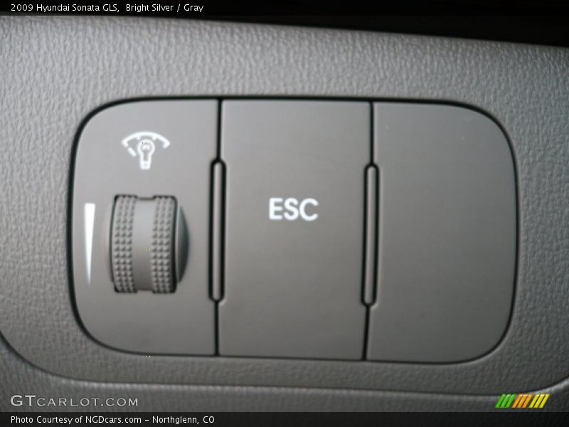 Bright Silver / Gray 2009 Hyundai Sonata GLS