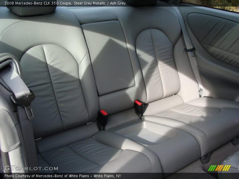 Steel Grey Metallic / Ash Grey 2008 Mercedes-Benz CLK 350 Coupe