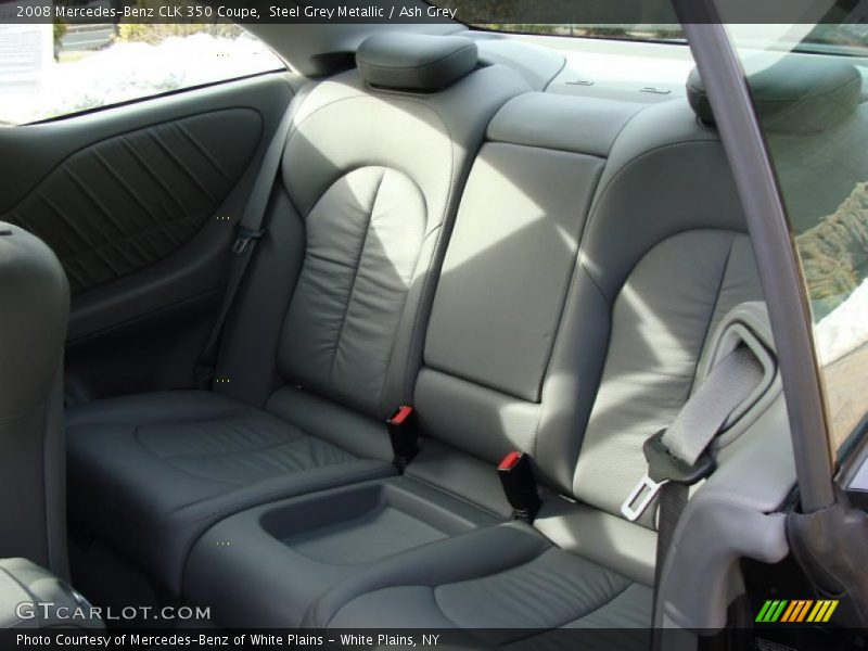 Steel Grey Metallic / Ash Grey 2008 Mercedes-Benz CLK 350 Coupe