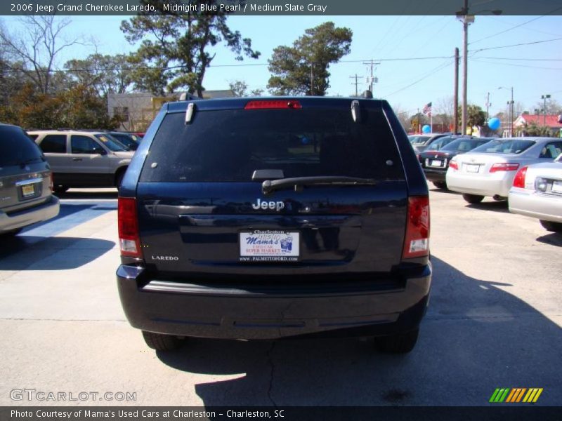 Midnight Blue Pearl / Medium Slate Gray 2006 Jeep Grand Cherokee Laredo