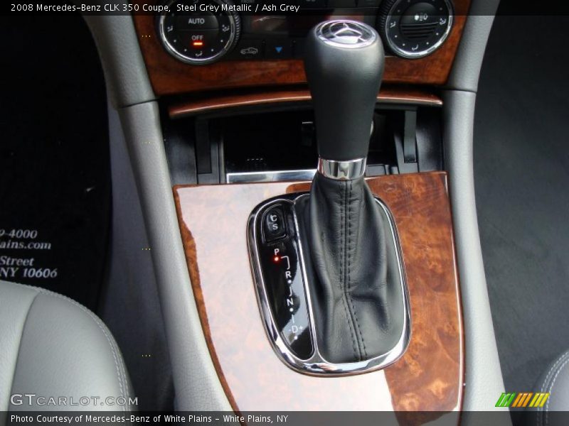 Steel Grey Metallic / Ash Grey 2008 Mercedes-Benz CLK 350 Coupe