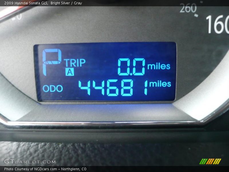 Bright Silver / Gray 2009 Hyundai Sonata GLS
