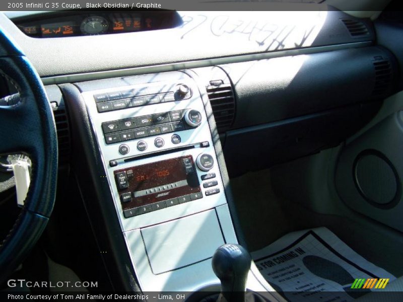 Black Obsidian / Graphite 2005 Infiniti G 35 Coupe