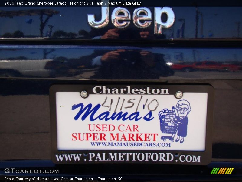 Midnight Blue Pearl / Medium Slate Gray 2006 Jeep Grand Cherokee Laredo