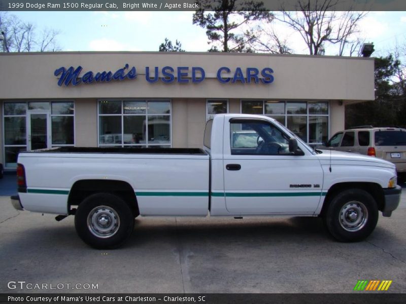 Bright White / Agate Black 1999 Dodge Ram 1500 Regular Cab