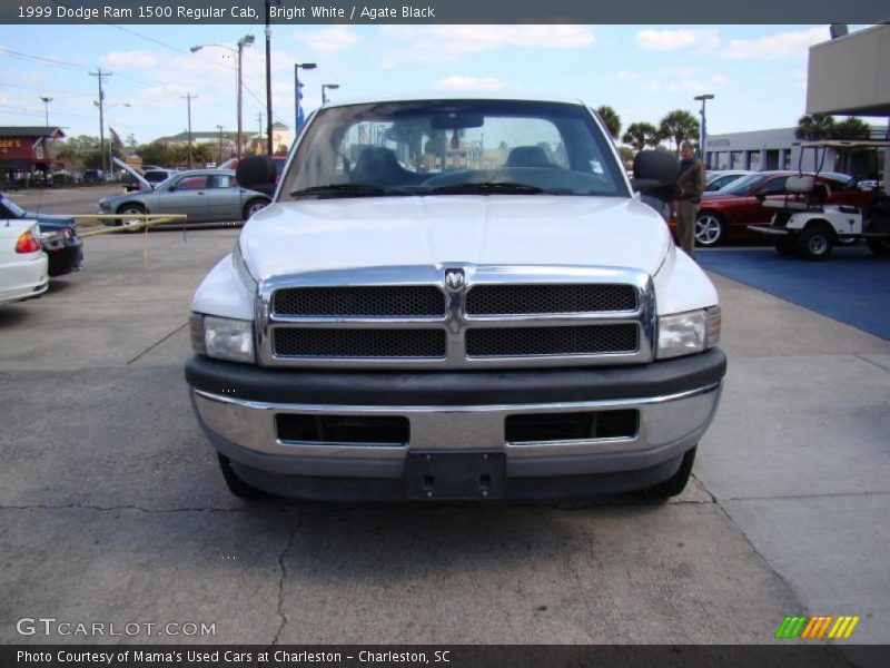 Bright White / Agate Black 1999 Dodge Ram 1500 Regular Cab