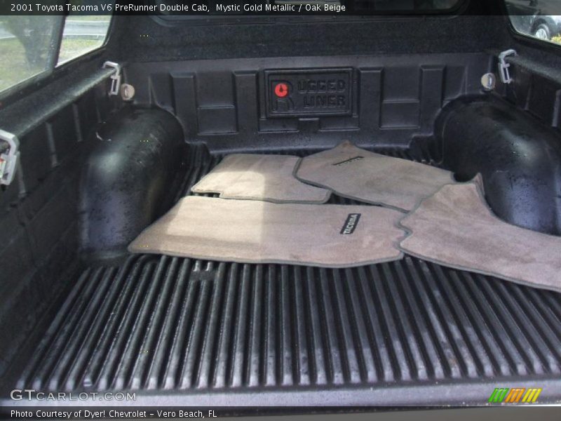 Mystic Gold Metallic / Oak Beige 2001 Toyota Tacoma V6 PreRunner Double Cab