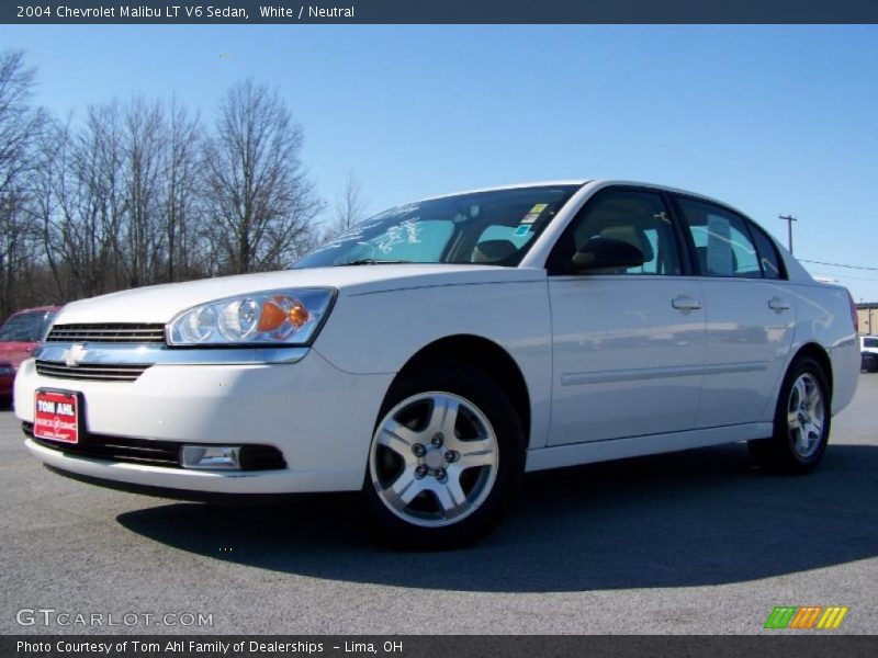 White / Neutral 2004 Chevrolet Malibu LT V6 Sedan