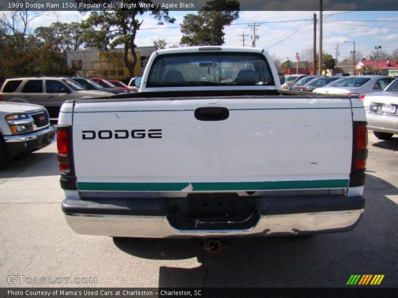 Bright White / Agate Black 1999 Dodge Ram 1500 Regular Cab