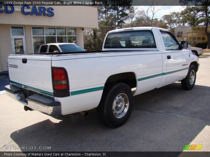 Bright White / Agate Black 1999 Dodge Ram 1500 Regular Cab