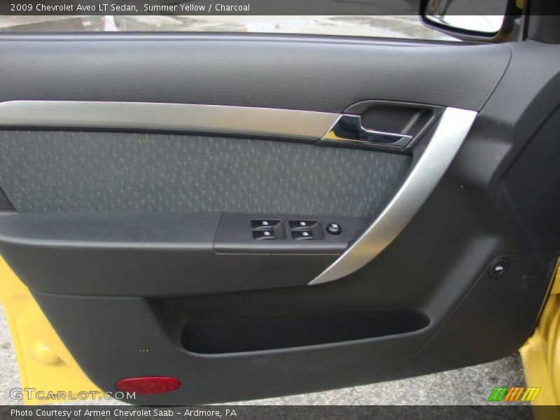 Summer Yellow / Charcoal 2009 Chevrolet Aveo LT Sedan