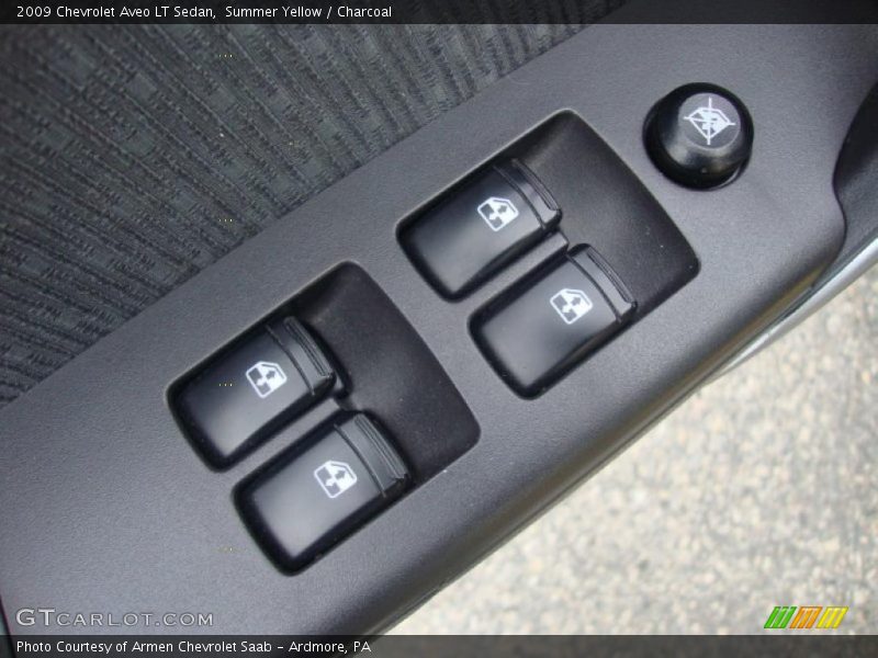 Summer Yellow / Charcoal 2009 Chevrolet Aveo LT Sedan