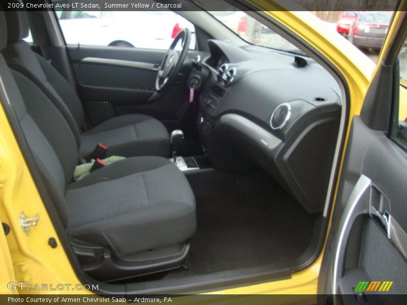 Summer Yellow / Charcoal 2009 Chevrolet Aveo LT Sedan