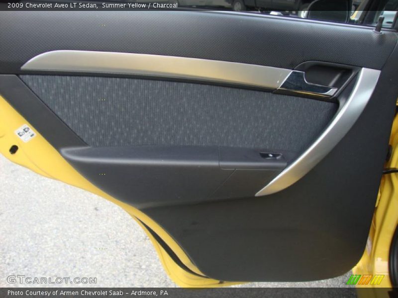 Summer Yellow / Charcoal 2009 Chevrolet Aveo LT Sedan
