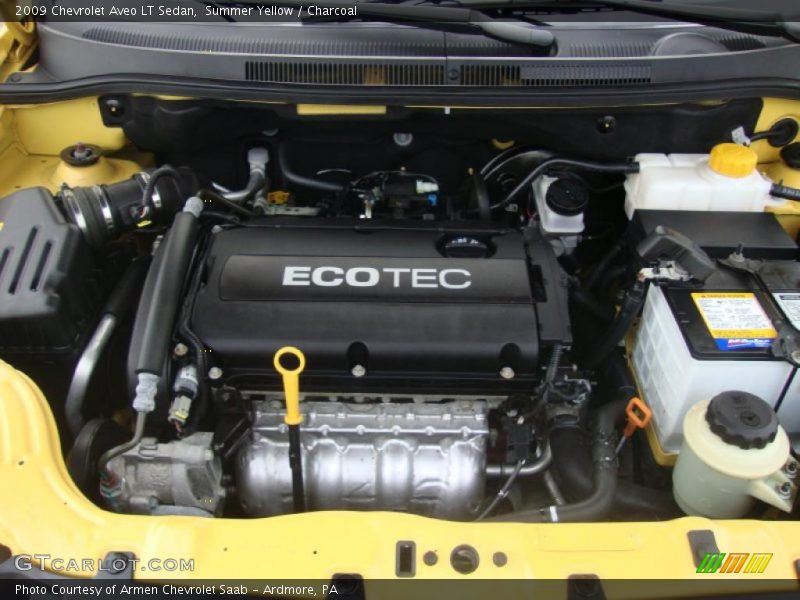 Summer Yellow / Charcoal 2009 Chevrolet Aveo LT Sedan