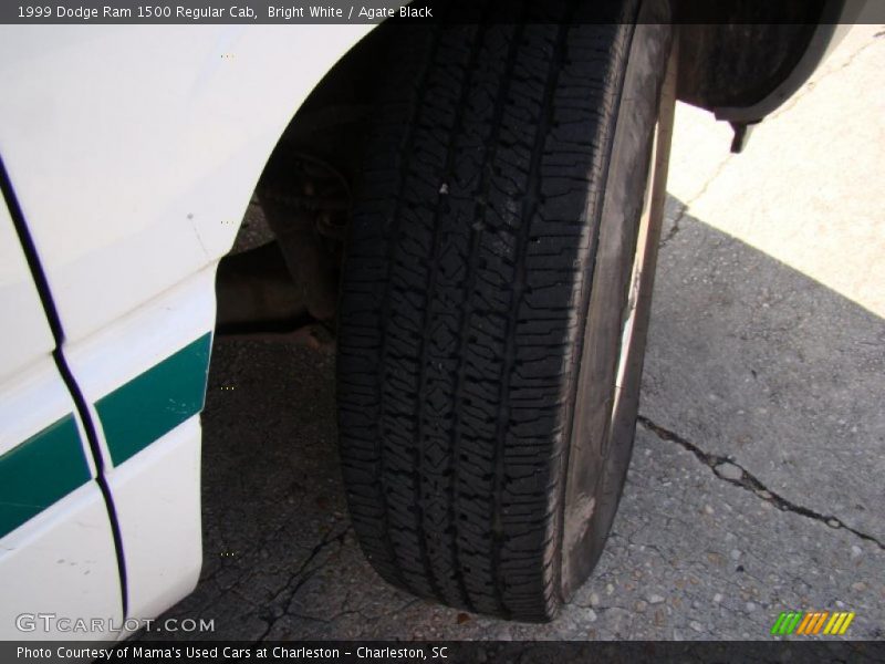 Bright White / Agate Black 1999 Dodge Ram 1500 Regular Cab