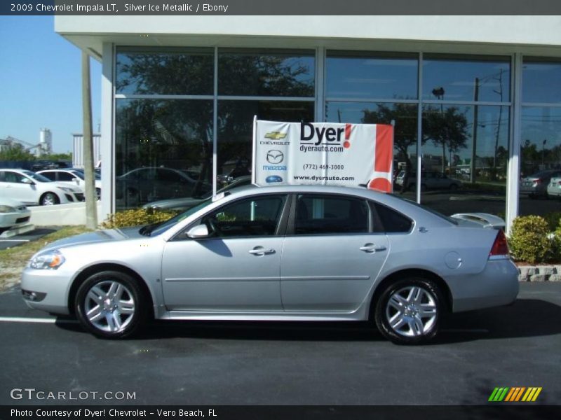 Silver Ice Metallic / Ebony 2009 Chevrolet Impala LT