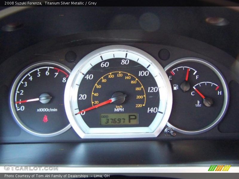 Titanium Silver Metallic / Grey 2008 Suzuki Forenza