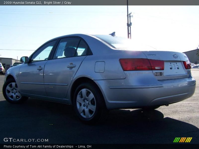 Bright Silver / Gray 2009 Hyundai Sonata GLS