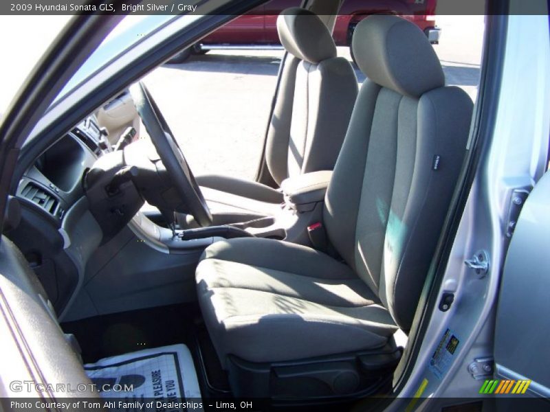 Bright Silver / Gray 2009 Hyundai Sonata GLS