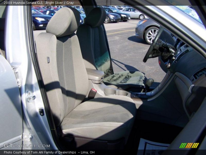 Bright Silver / Gray 2009 Hyundai Sonata GLS