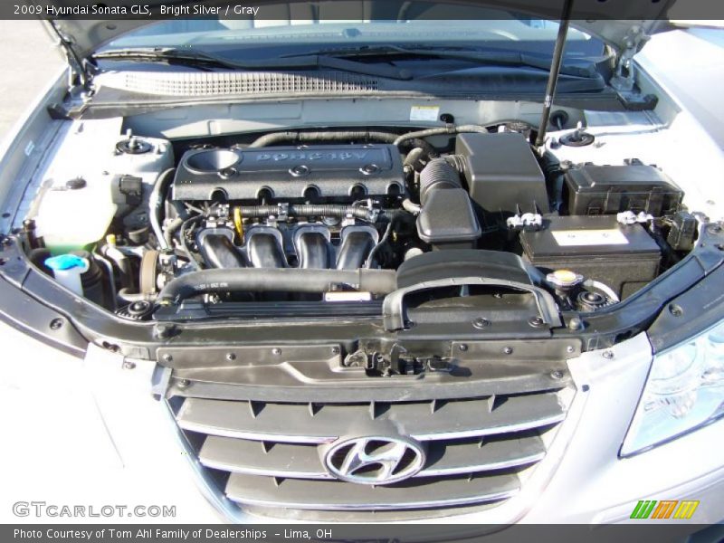Bright Silver / Gray 2009 Hyundai Sonata GLS