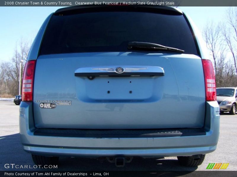 Clearwater Blue Pearlcoat / Medium Slate Gray/Light Shale 2008 Chrysler Town & Country Touring