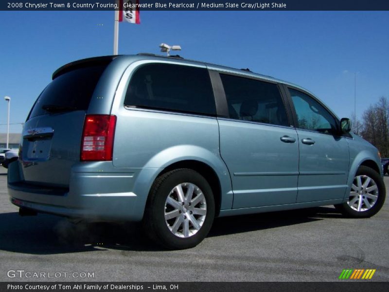 Clearwater Blue Pearlcoat / Medium Slate Gray/Light Shale 2008 Chrysler Town & Country Touring