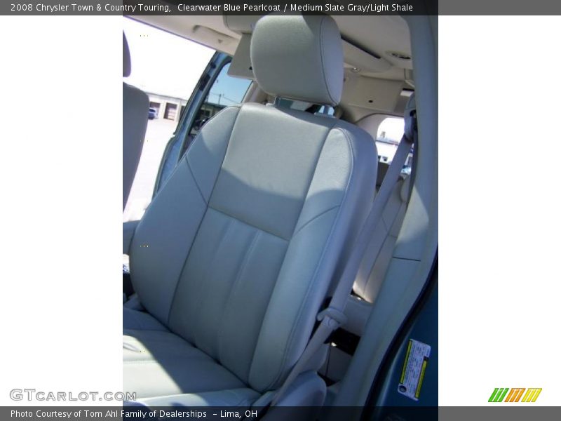 Clearwater Blue Pearlcoat / Medium Slate Gray/Light Shale 2008 Chrysler Town & Country Touring